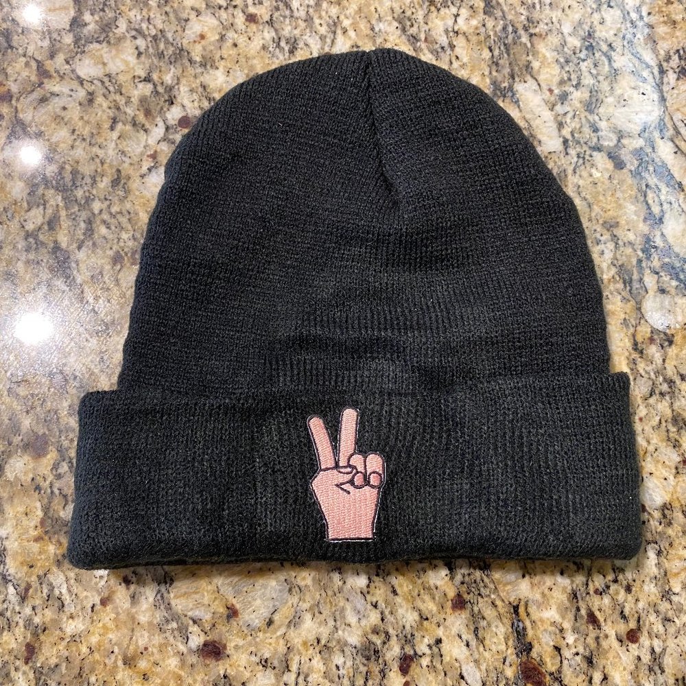 Peace Sign Beanie